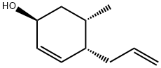 2-Cyclohexen-1-ol, 5-methyl-4-(2-propenyl)-, (1S,4S,5S)- (9CI) 结构式