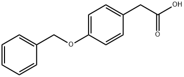 4-苄氧基苯乙酸 结构式