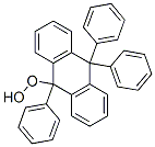 9,10-Dihydro-9,10,10-triphenylanthracen-9-yl hydroperoxide 结构式