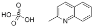 喹哪啶硫酸盐 结构式