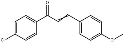 1-(4-氯苯基)-3-(4-甲氧基苯基)-2-丙烯-1-酮 结构式