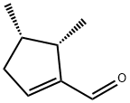 1-Cyclopentene-1-carboxaldehyde, 4,5-dimethyl-, cis- (8CI) 结构式