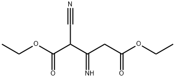 diethyl 2-cyano-3-imino-pentanedioate 结构式