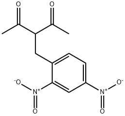 2,4-Pentanedione, 3-[(2,4-dinitrophenyl)methyl]- 结构式