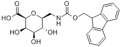 1-(FMOC-AMINOMETHYL)-Β-D-GALACTURONIC ACID 结构式
