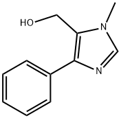 (1-METHYL-4-PHENYL-1H-IMIDAZOL-5-YL)METHANOL 结构式