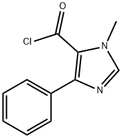 1-METHYL-4-PHENYL-1H-IMIDAZOLE-5-CARBONYL CHLORIDE 结构式