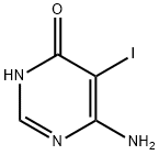 4-氨基-5-碘-6-羟基嘧啶 结构式