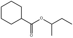 1-methylpropyl cyclohexanecarboxylate 结构式
