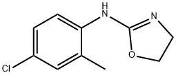 2-[(4-Chloro-2-methylphenyl)imino]oxazolidine 结构式