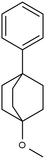 1-Methoxy-4-phenylbicyclo[2.2.2]octane 结构式