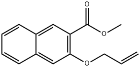 3-Allyloxy-2-naphthalenecarboxylic acid methyl ester 结构式