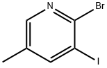 2-溴-3-碘-5-甲基吡啶 结构式