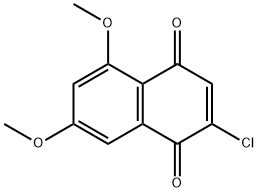 2-CHLORO-5,7-DIMETHOXY-[1,4]NAPHTHOQUINONE 结构式