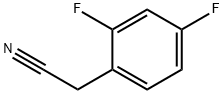 2,4-二氟苯乙腈 结构式