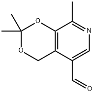 4H-1,3-二噁英O[4,5-C]吡啶-5-甲醛, 2,2,8-三甲基- 结构式