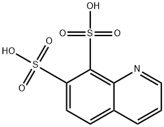 7,8-Quinolinedisulfonic  acid 结构式