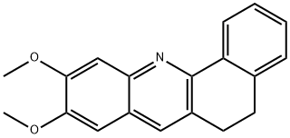 5,6-DIHYDRO-9,10-DIMETHOXYBENZ[C]ACRIDINE 结构式