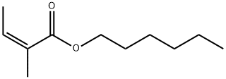 hexyl 2-methylisocrotonate 结构式