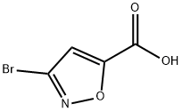 3-溴异噁唑-5-羧酸 结构式