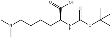 N-Α-叔丁氧甲酰基-N-Ε-L-赖氨酸 结构式