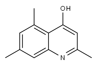 4-羟基-2,5,7-三甲基喹啉 结构式