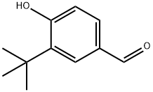 3-叔丁基-4-羟基苯甲醛 结构式