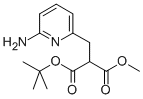 (S)-3-(6-氨基吡啶-2-基)-2-(叔丁氧羰基)氨基)丙酸甲酯 结构式