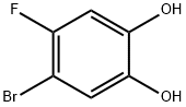 4-溴-5-氟苯-1,2-二醇 结构式