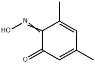 3,5-Cyclohexadiene-1,2-dione,  3,5-dimethyl-,  2-oxime 结构式