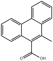 10-methylphenanthrene-9-carboxylic acid 结构式