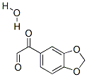 3,4-(亚甲二氧基)苯基乙二醛水合物 结构式
