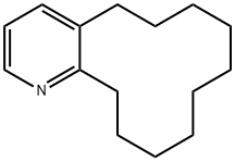 2,3-环十二烷烯并吡啶 结构式