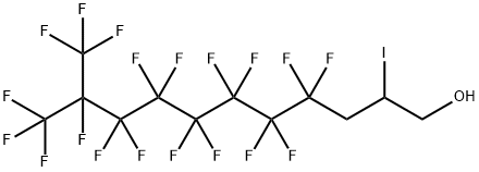 3-(全氟-7-甲基己基)-2-碘丙醇 结构式