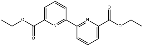 2,2'-联吡啶-6,6'-二甲酸乙酯 结构式