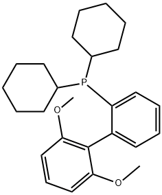 2-双环己基膦-2',6'-二甲氧基联苯 结构式