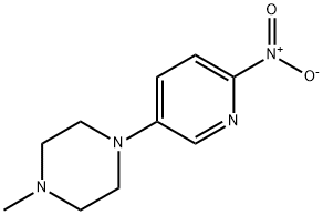 1-甲基-4-(6-硝基吡啶-3-基)哌嗪 结构式