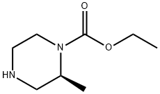 1-Piperazinecarboxylicacid,2-methyl-,ethylester,(2S)-(9CI) 结构式