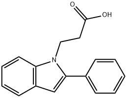 3-(2-Phenyl-1H-indol-1-yl)propanoicacid