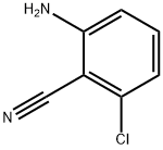 2-氨基-6-氯苯甲腈 结构式