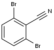 2,6-DIBROMOBENZONITRILE 结构式