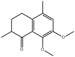 1(2H)-Naphthalenone, 3,4-dihydro-7,8-dimethoxy-2,5-dimethyl- 结构式
