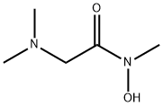 N-甲基-2-二甲氨基乙酰氧肟酸 结构式