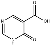 6-氧代-1,6-二氢嘧啶-5-甲酸 结构式