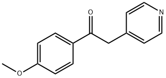 1-(4-甲氧基苯基)-2-(吡啶-4-基)乙-1-酮 结构式