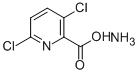 PICOLINIC ACID, 3,6-DICHLORO-, AMMONIUM SALT 结构式