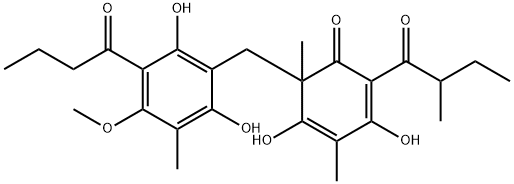 鹤草酚 结构式