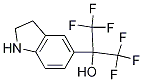 2-(2,3-Dihydro-1H-indol-5-yl)-1,1,1,3,3,3-hexafluoro-propan-2-ol 结构式