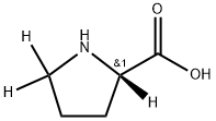 L-脯氨酸-D3 结构式