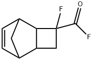 Tricyclo[4.2.1.02,5]non-7-ene-3-carbonyl fluoride, 3-fluoro- (9CI) 结构式